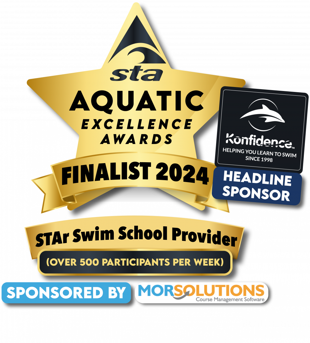 STA Aquatic Excellence Awards 2024 finalist: STAr Swim School Provider, over 500 participants per week