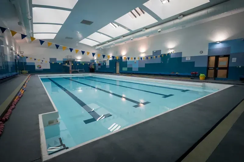 The indoor swimming pool at Robert Gordon's College